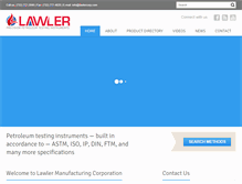 Tablet Screenshot of lawlercorp.com